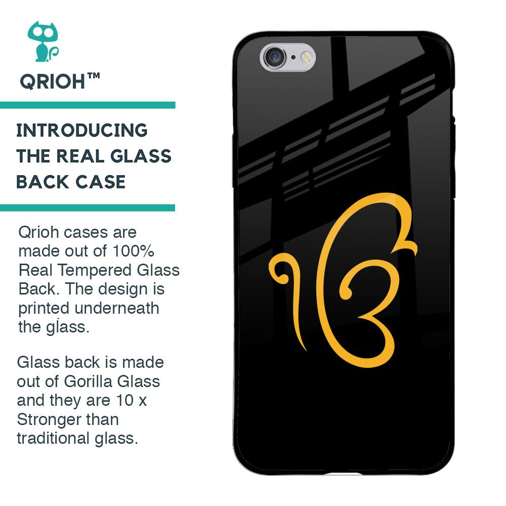 Luxury Fashion Initial Glass Case for iPhone 6 Plus