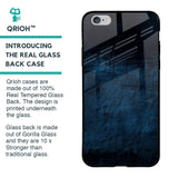 Dark Blue Grunge Glass Case for iPhone 6 Plus