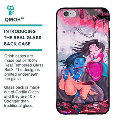 Radha Krishna Art Glass Case for iPhone 6 Plus