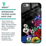 Rose Flower Bunch Art Glass Case for iPhone 6 Plus