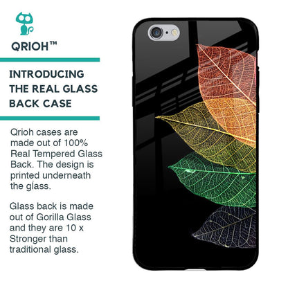Colorful Leaves Glass Case for iPhone 6 Plus