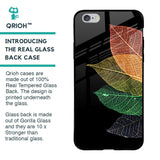 Colorful Leaves Glass Case for iPhone 6 Plus