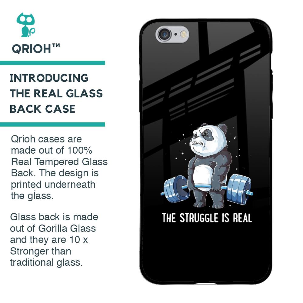 Real Struggle Glass Case for iPhone 6 Plus