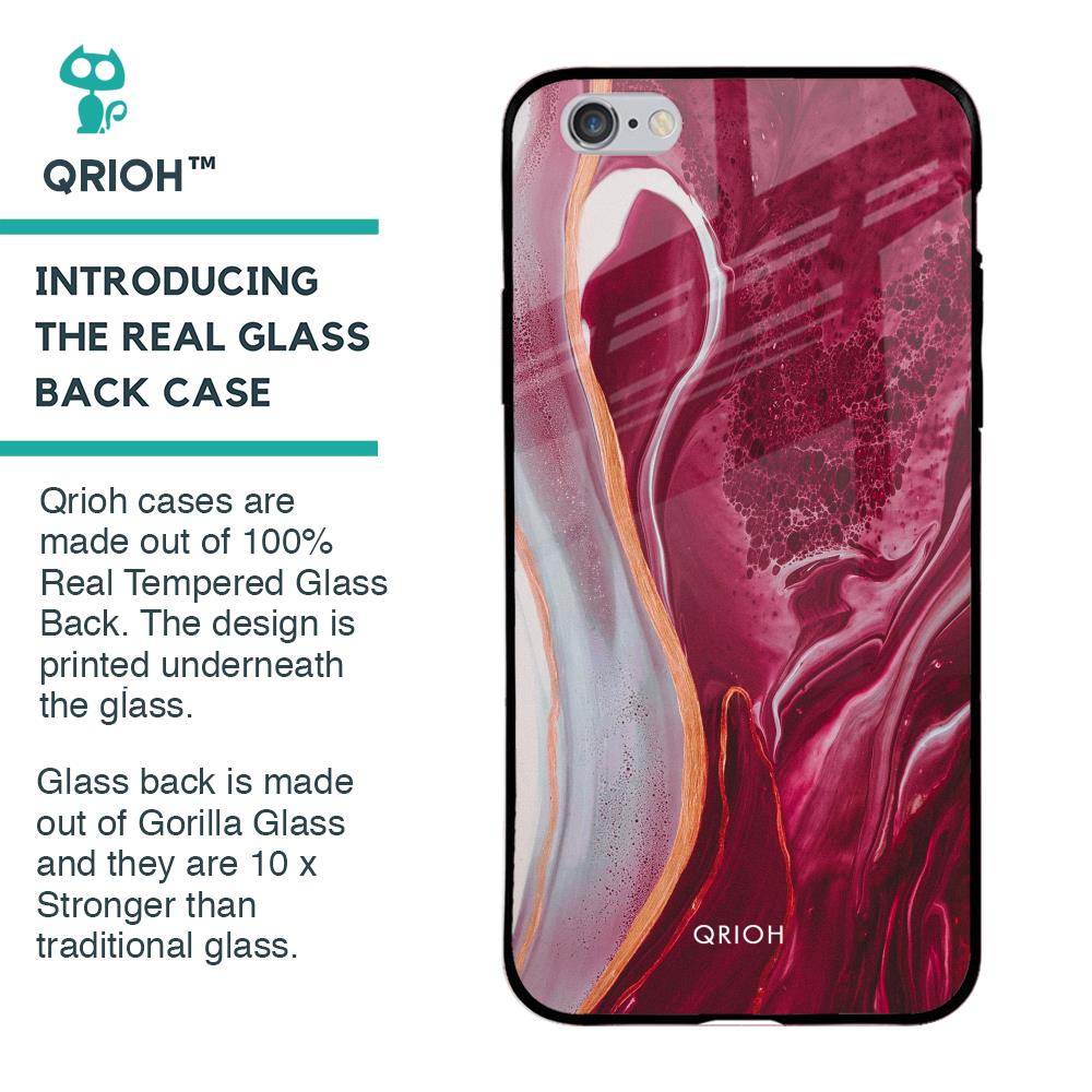 Crimson Ruby Glass Case for iPhone 6 Plus