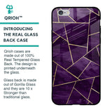 Geometric Purple Glass Case For iPhone 6 Plus