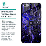 Techno Color Pattern Glass Case For iPhone 6 Plus