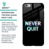 Never Quit Glass Case For iPhone 6 Plus