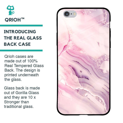 Diamond Pink Gradient Glass Case For iPhone 6 Plus