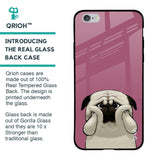 Funny Pug Face Glass Case For iPhone 6 Plus