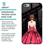 Fashion Princess Glass Case for iPhone 6 Plus