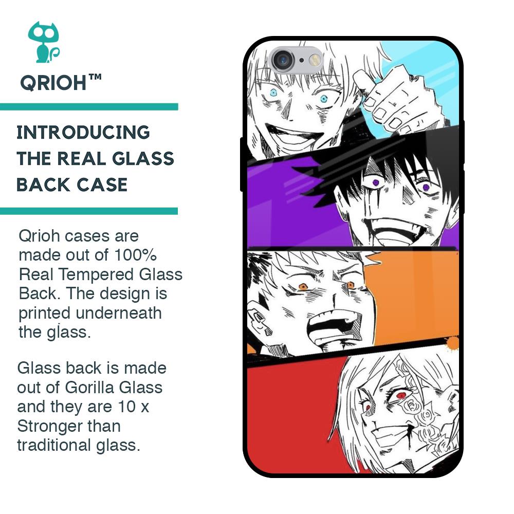 Anime Sketch Glass Case for iPhone 6 Plus