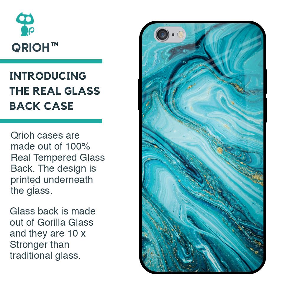 Ocean Marble Glass Case for iPhone 6 Plus