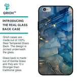Blue Cool Marble Glass Case for iPhone 6 Plus