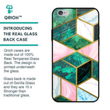 Seamless Green Marble Glass Case for iPhone 6 Plus