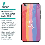 Lucky Abstract Glass Case for iPhone 6 Plus