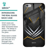 Black Warrior Glass Case for iPhone 6 Plus