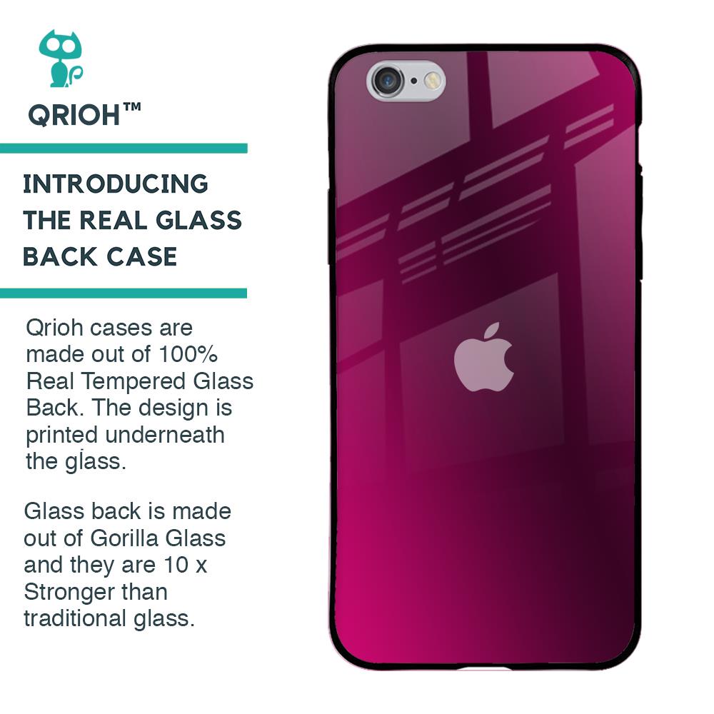 Pink Burst Glass Case for iPhone 6 Plus