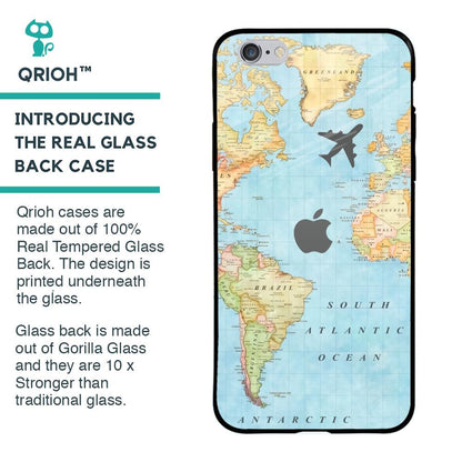 Fly Around The World Glass Case for iPhone 6 Plus