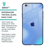 Vibrant Blue Texture Glass Case for iPhone 6 Plus