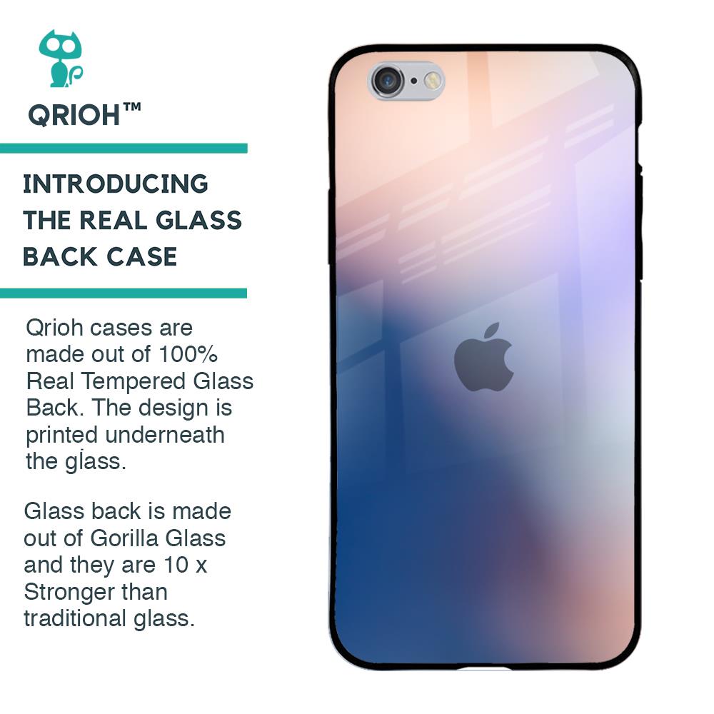 Blue Mauve Gradient Glass Case for iPhone 6 Plus