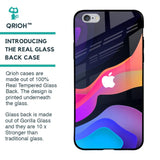Colorful Fluid Glass Case for iPhone 6 Plus