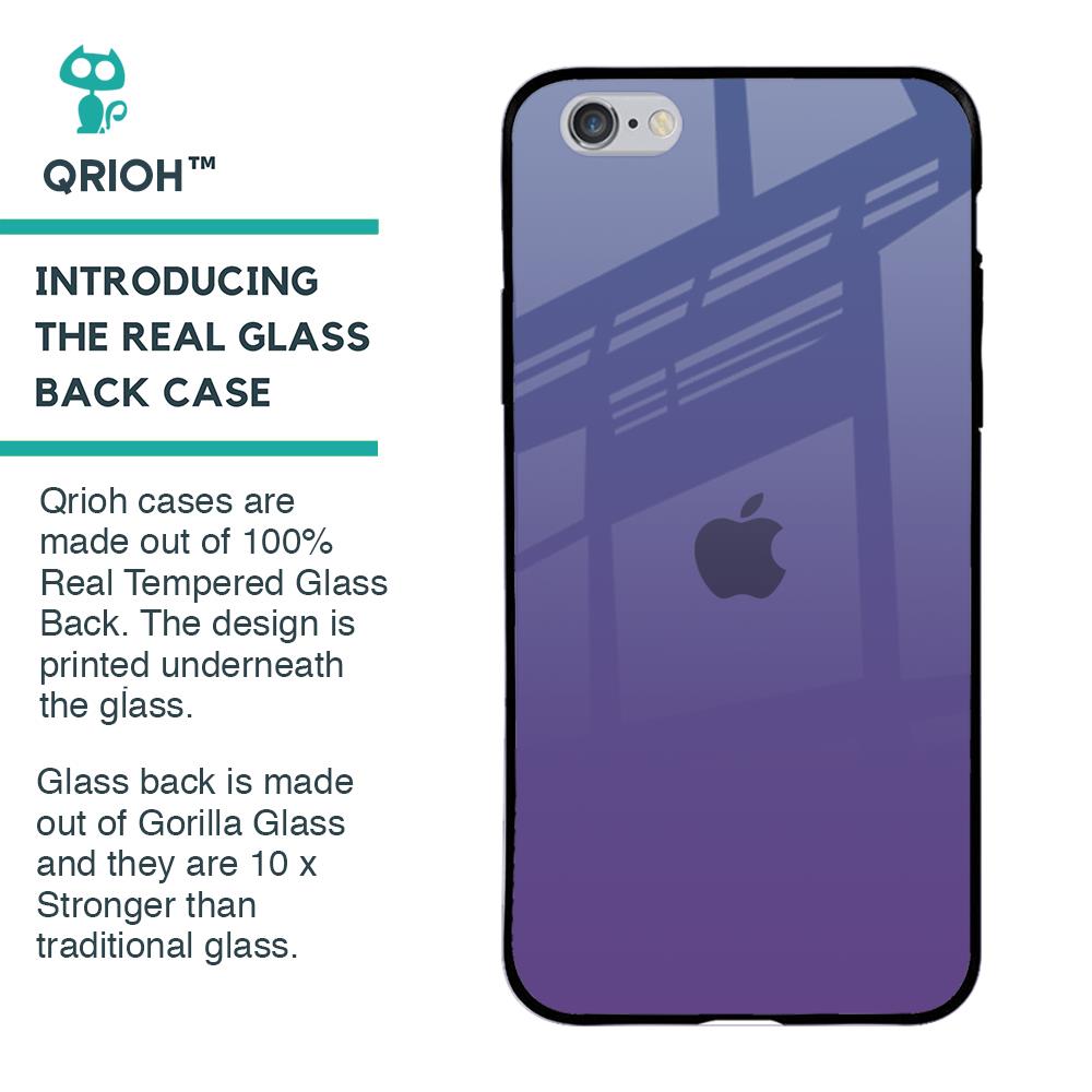 Indigo Pastel Glass Case For iPhone 6 Plus