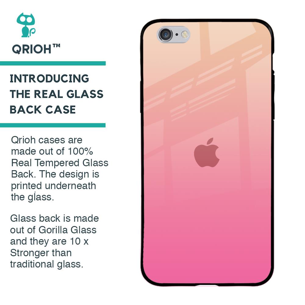 Pastel Pink Gradient Glass Case For iPhone 6 Plus
