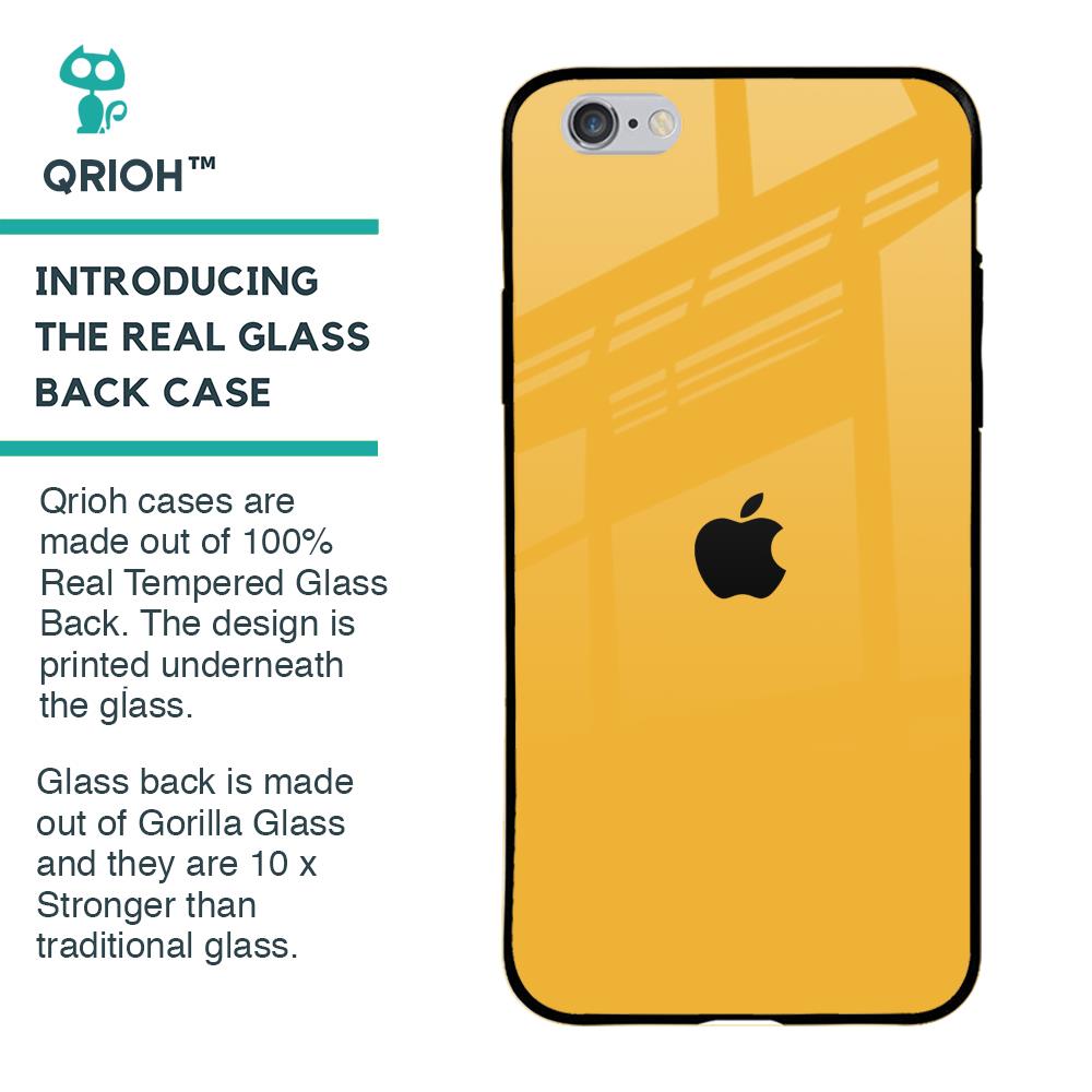 Fluorescent Yellow Glass case for iPhone 6 Plus