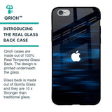 Blue Rough Abstract Glass Case for iPhone 6 Plus