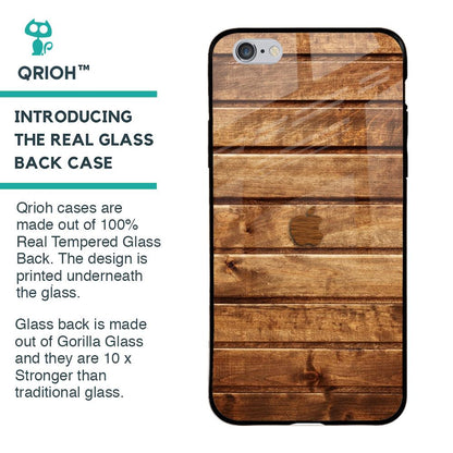 Wooden Planks Glass Case for iPhone 6 Plus
