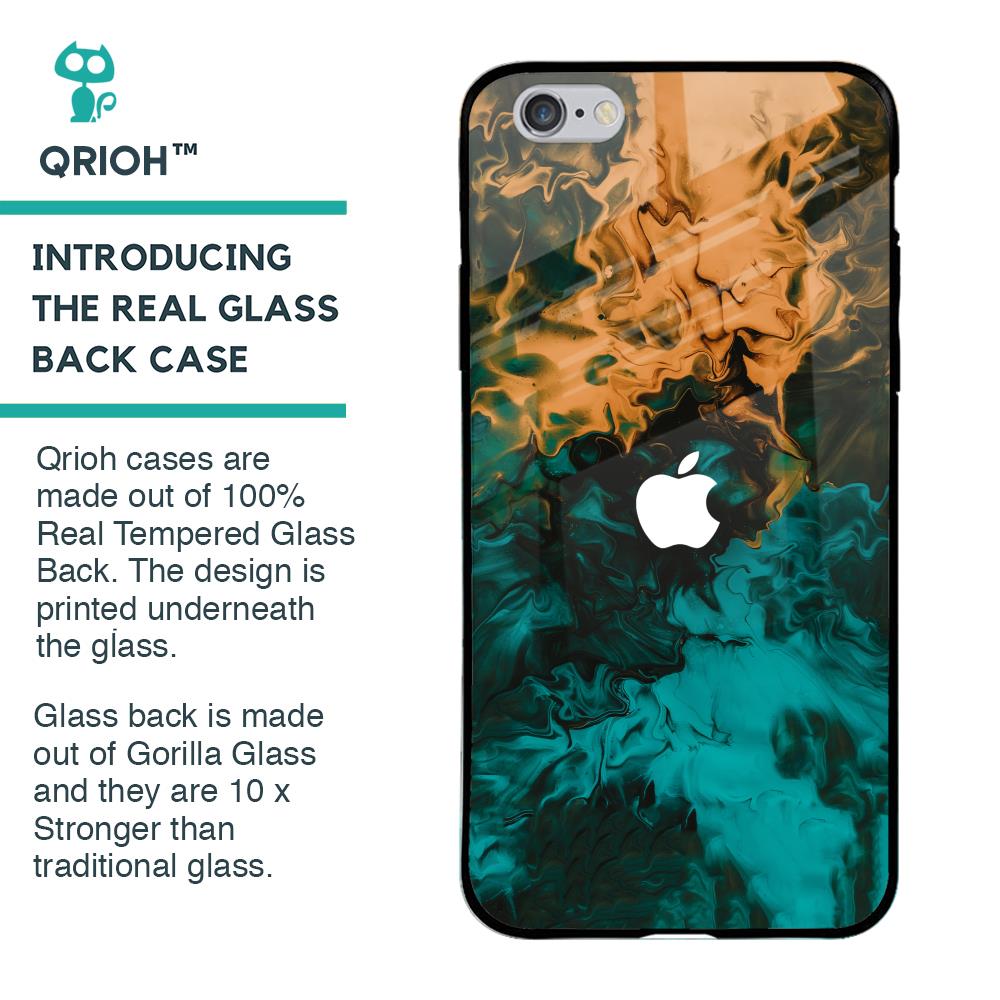 Watercolor Wave Glass Case for iPhone 6 Plus