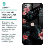 Tropical Art Flower Glass Case for iPhone 6 Plus
