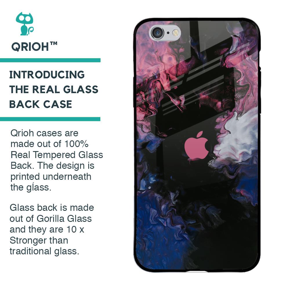 Smudge Brush Glass case for iPhone 6 Plus