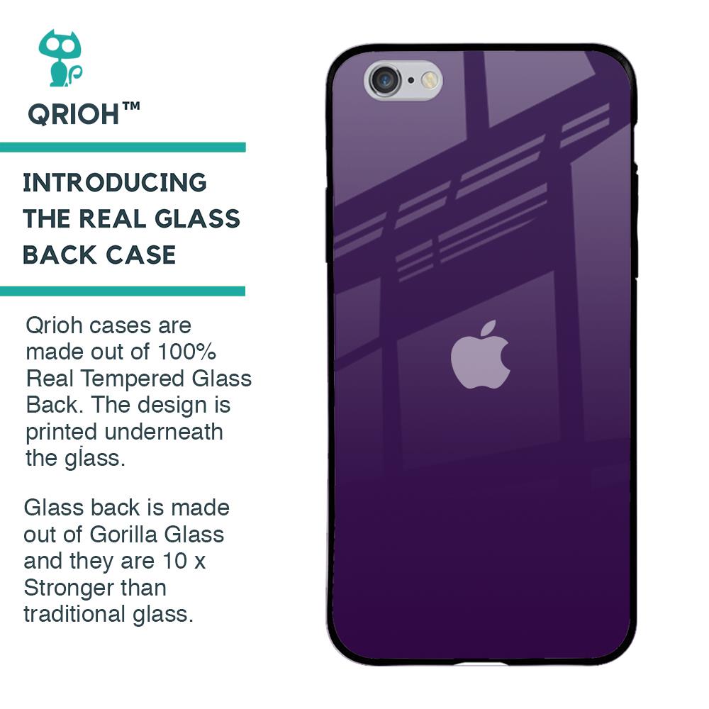 Dark Purple Glass Case for iPhone 6 Plus