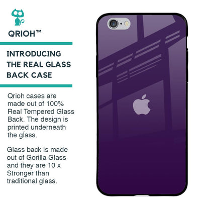 Dark Purple Glass Case for iPhone 6 Plus