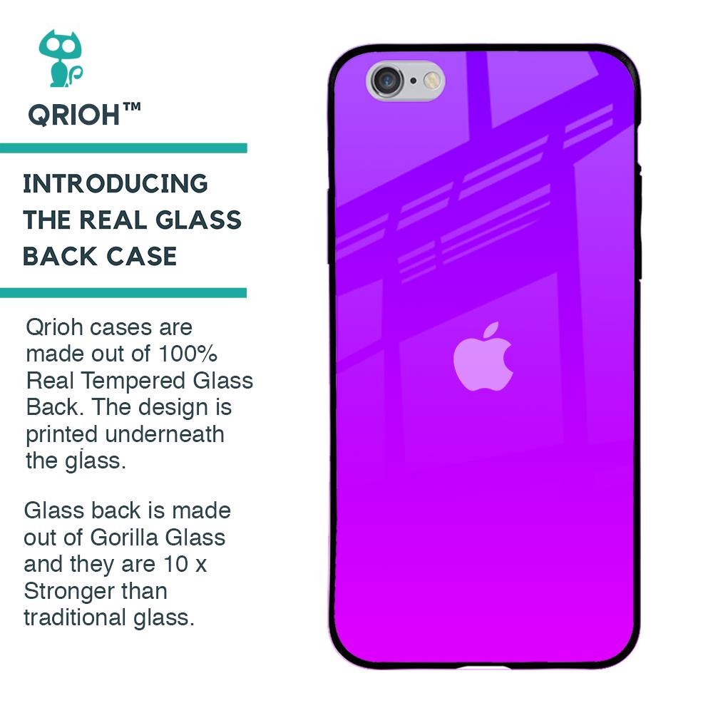 Purple Pink Glass Case for iPhone 6 Plus