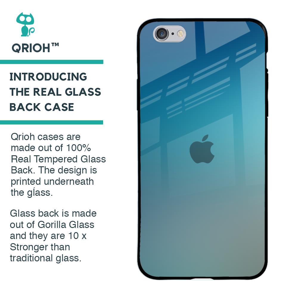 Sea Theme Gradient Glass Case for iPhone 6 Plus