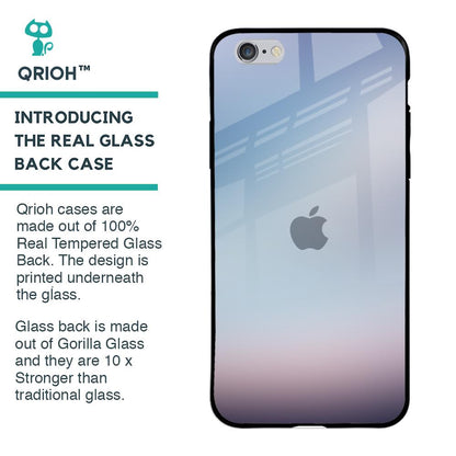 Light Sky Texture Glass Case for iPhone 6 Plus