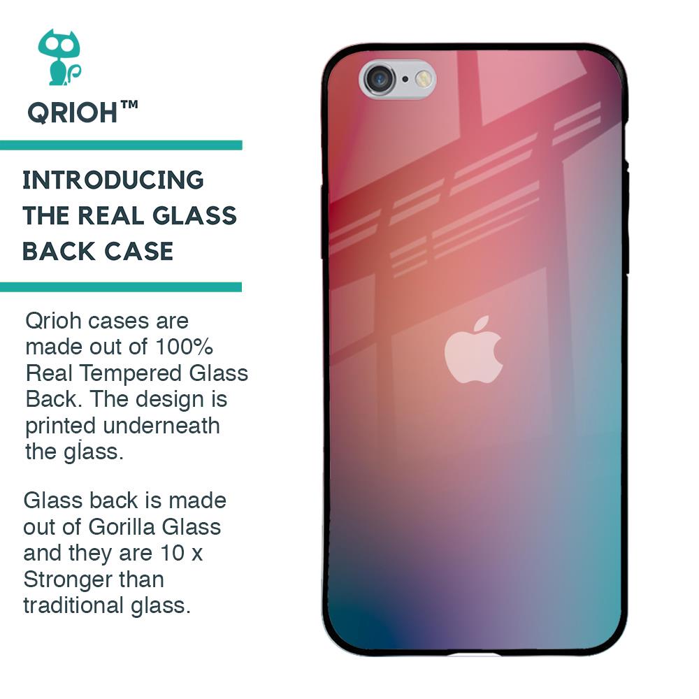 Dusty Multi Gradient Glass Case for iPhone 6 Plus