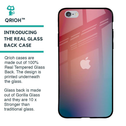 Dusty Multi Gradient Glass Case for iPhone 6 Plus