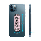 XOXO Glass case with Slider Phone Grip Combo