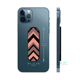 Arrow Pathway Glass case with Slider Phone Grip Combo