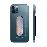 Mystic Aurora Glass case with Slider Phone Grip Combo