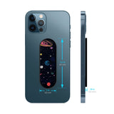 Dreamzone Glass case with Slider Phone Grip Combo
