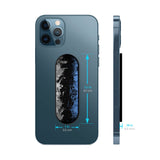 Dark Grunge Glass case with Slider Phone Grip Combo