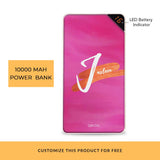 Bold Pink Customized Power Bank