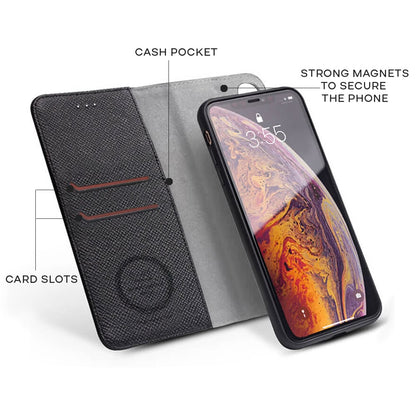 Dark Tropical Leaves Flip Case for Samsung