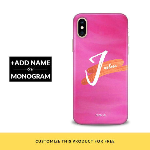 Bold Pink Customized Phone Cover