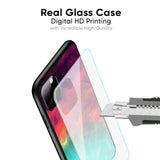 Colorful Aura Glass Case for Redmi Note 11 SE
