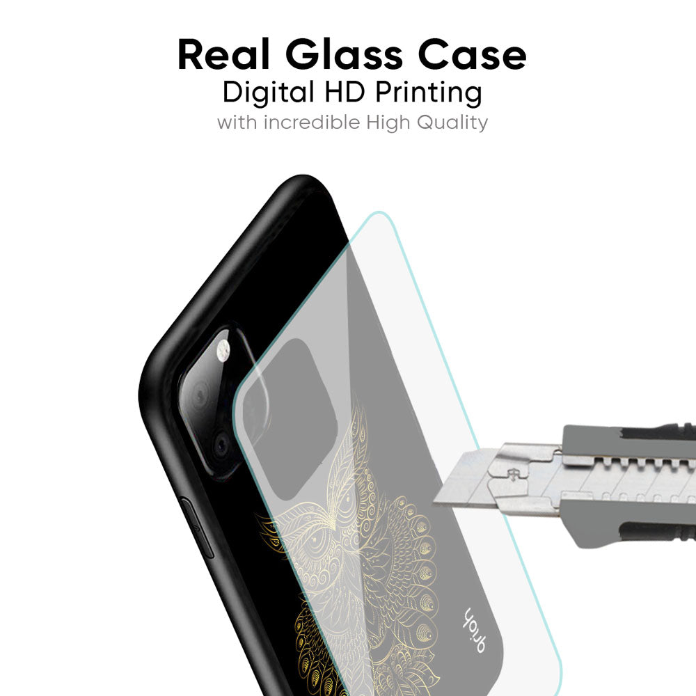 Golden Owl Glass Case for iPhone XS Max